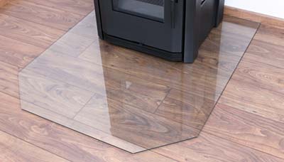 Panorama Design Kaminofen mit 3 Scheiben Holzofen Kamin Ofen