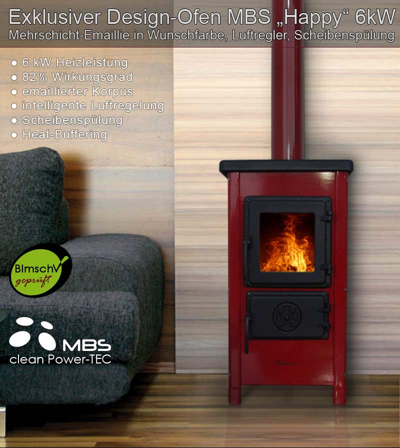 Kaminofen MBS Ofen Kamin Holzofen Kachelofen neu OVP